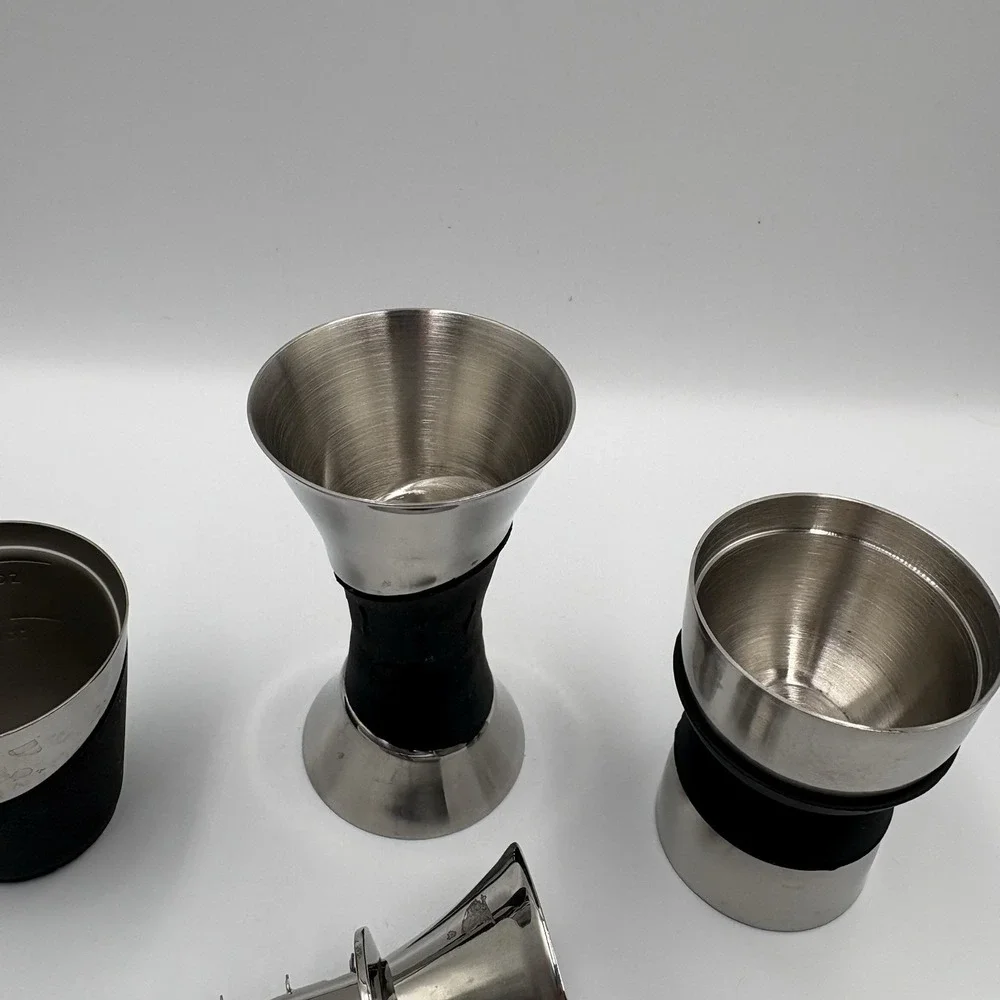 4 Piece Copco‎ Bar Set Jiggers Juicer Stainless Steel Unused